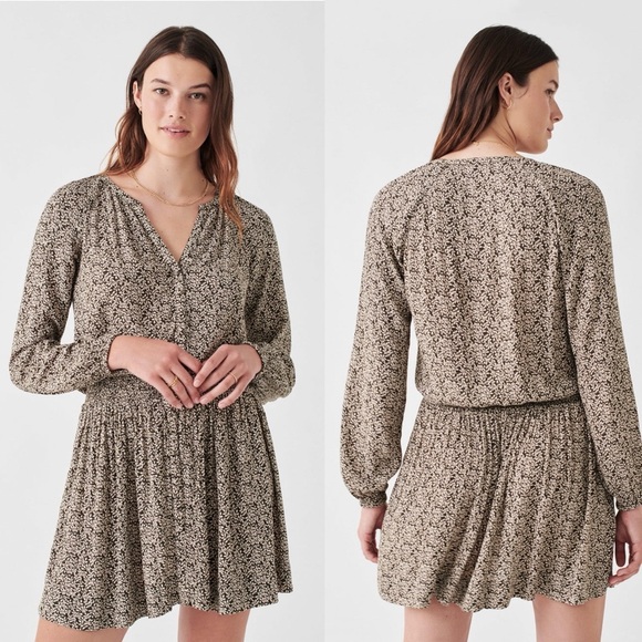 NWT Faherty Montara Dress in Leaf BatikS - Picture 2 of 7